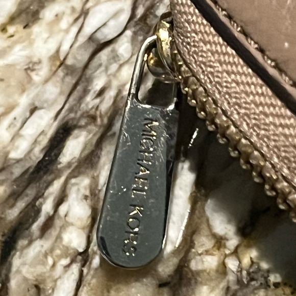 Michael Kors Taupe Leather Wallet - Picture 6 of 11